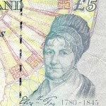 Elizabeth Fry on the £5 note