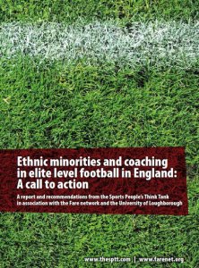 Ethnic Minorities in Coaching at Elite Levels in Football Report Cover