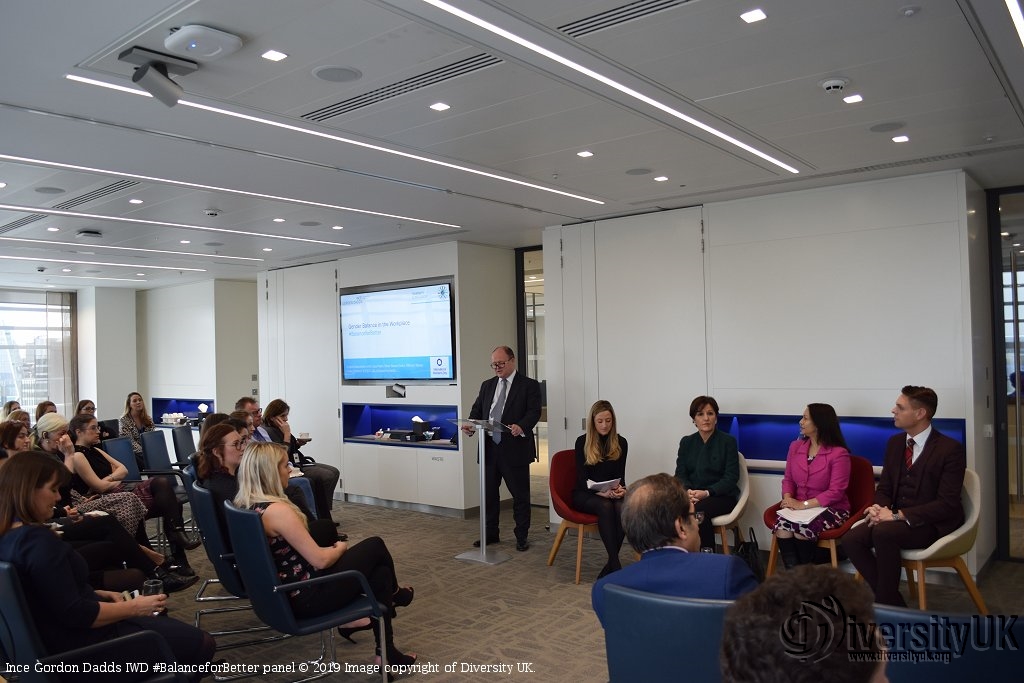 Ince Gordon Dadds IWD 2019 Panel debate - Image copyright of Diversity UK