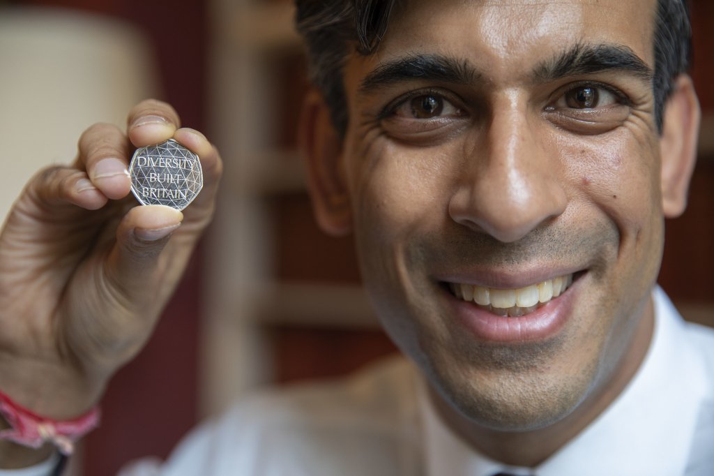 New ‘Diversity Built Britain’ coin unveiled by Rishi Sunak