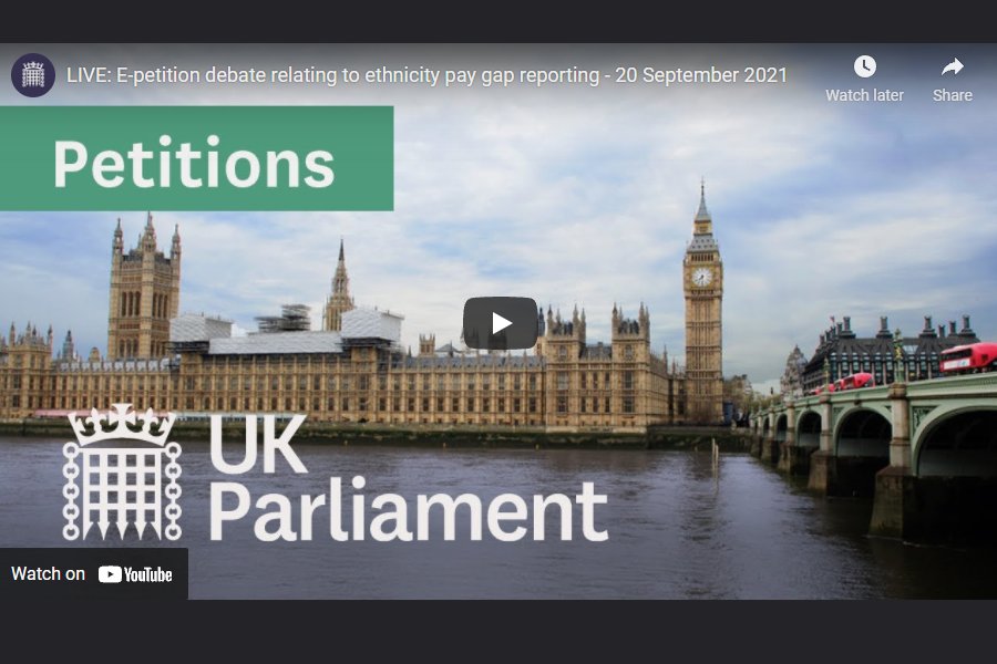 MPs debate petition on ethnic pay gap reporting