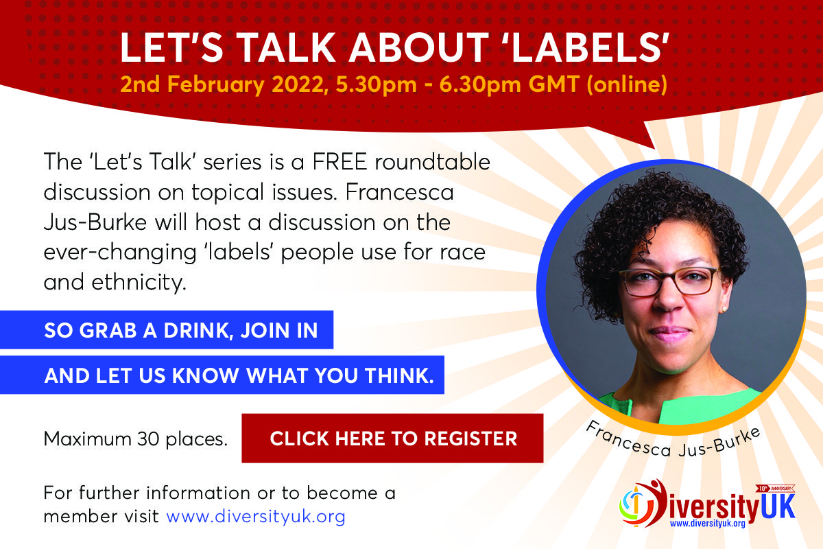 Let’s Talk About ‘Labels’ roundtable discussion, 2nd Feb 2022