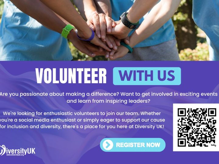 Diversity UK launches a call out for volunteers