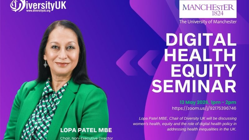 University of Manchester: Digital Health Equity Seminar