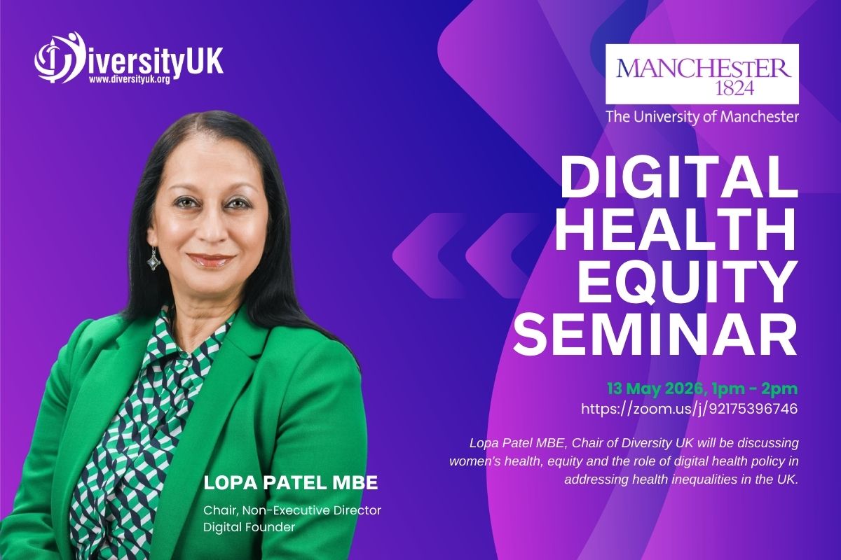 University of Manchester: Digital Health Equity Seminar