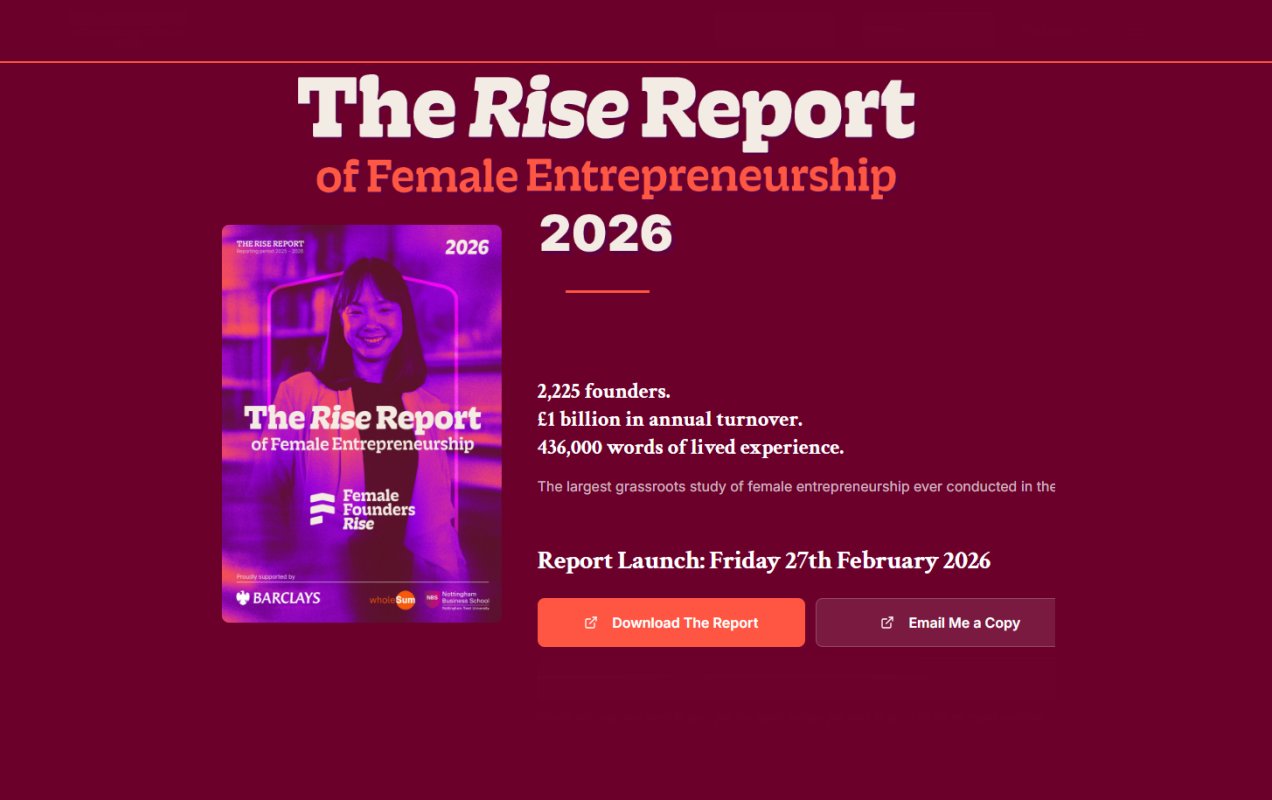 Female founders could unlock £310bn for UK economy